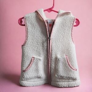 Hooded Sweater Vest with Pockets